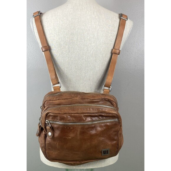 Handbags - RARE VHTF A.S. 98 Brewer Backpack Brown Distressed Leather Medium Size
